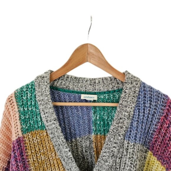 Sundance Multicolor Patchwork Cardigan - Picture 2 of 13